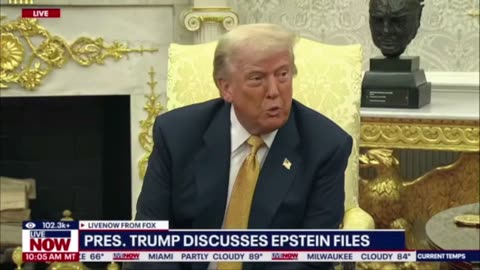 Trump calling Epstein a " hoax!"