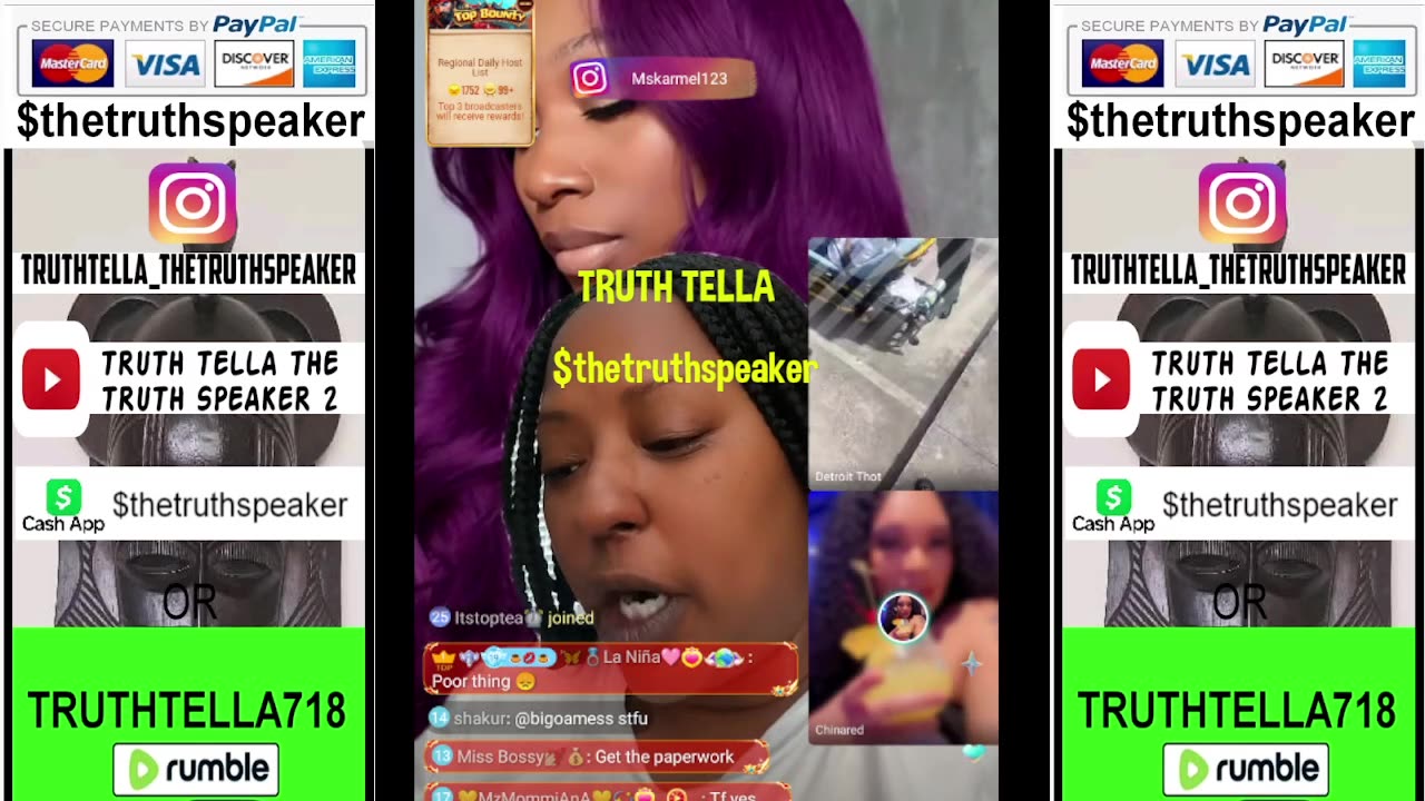 KARAMEL MONEY MORNING LIVE WITH DETROIT THOT , ASHLEY CHINARED & AUNTIE WHIP