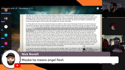 LIVE HANG OUT FOR ALL - PROT SAY JESUS HAD FLESH B4 INCARNATION, TRUMP, RIOTS, IRAN, CHRISTIANITY