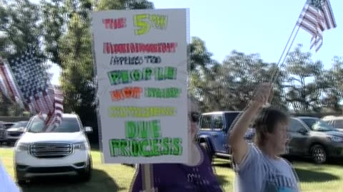 No Kings Protest Zephyrhills, Florida