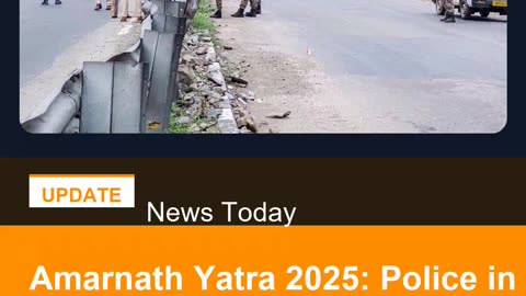 Amarnath Yatra 2025 Police in Jammu intensify security