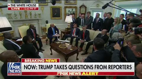 TRUMP TO SOUTH AFRICA PRESIDENT: “Look! Death. Death. Death. Horrible death. Death.