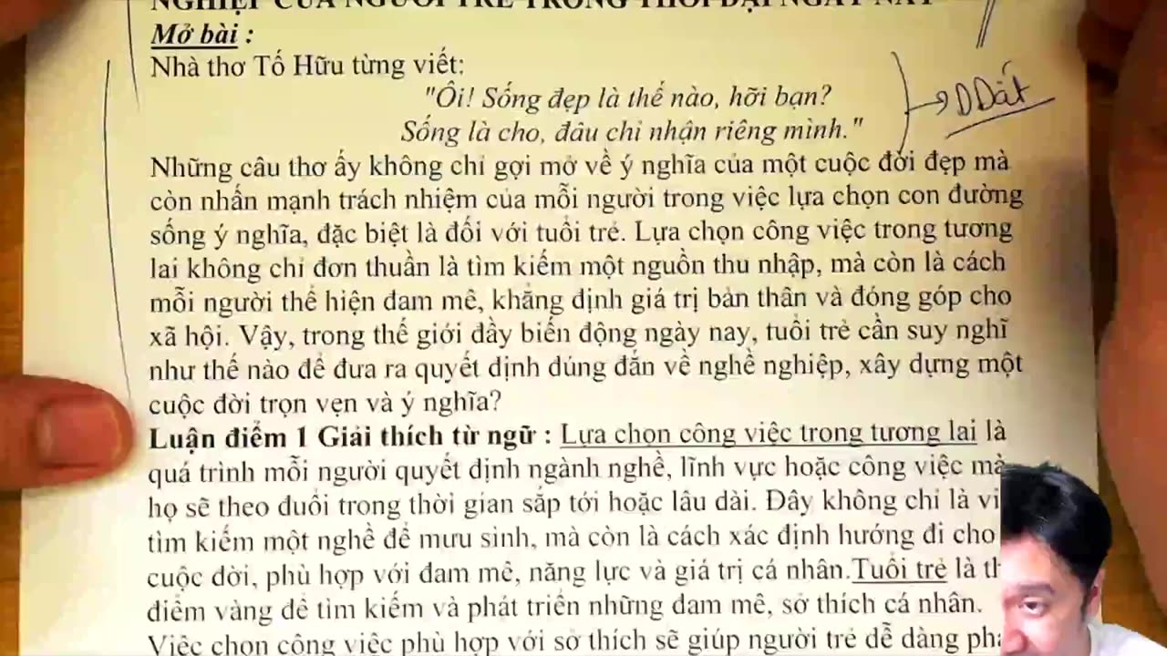 2 Tổng ôn B2 - nghị luận xã hội