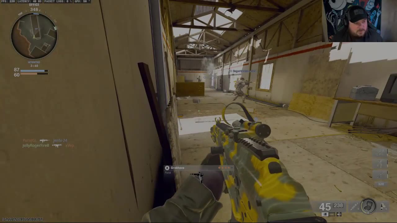 Multiple down and sugarmomma needs a headset