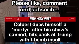 Stephen Colbert Responds to Trump with F Word Insult