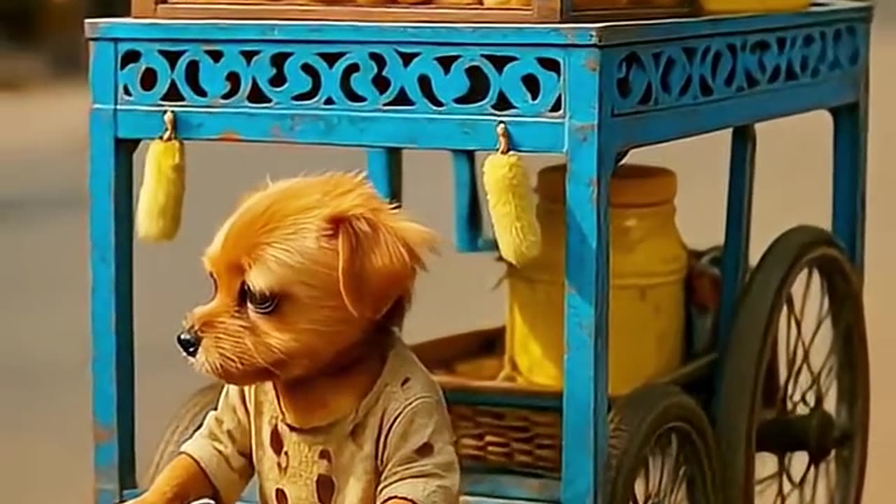 Sad Puppy Without a Bike – Rich Friends Make Fun! Follow & Like to Support Kindness