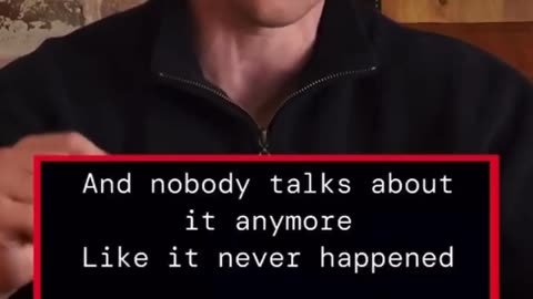 AND NOBODY TALKS ABOUT IT ANYMORE LIKE IT NEVER HAPPENED!