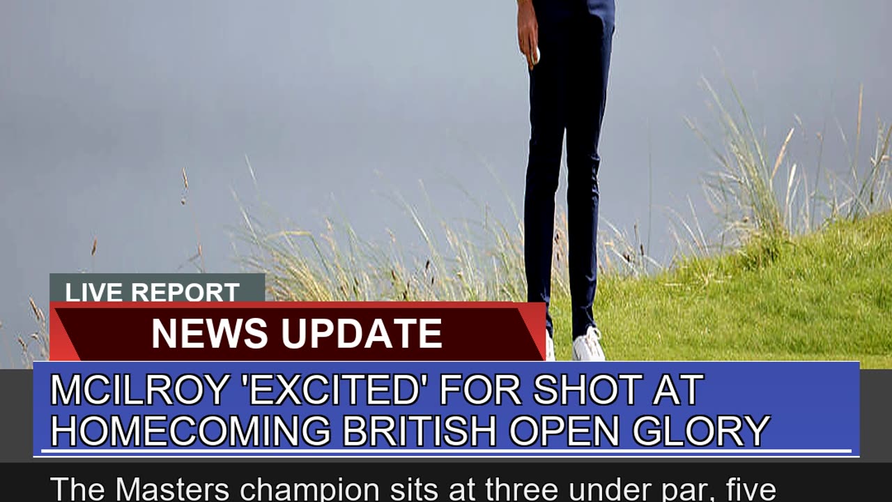 Mcilroy Excited for Shot at Homecoming British O