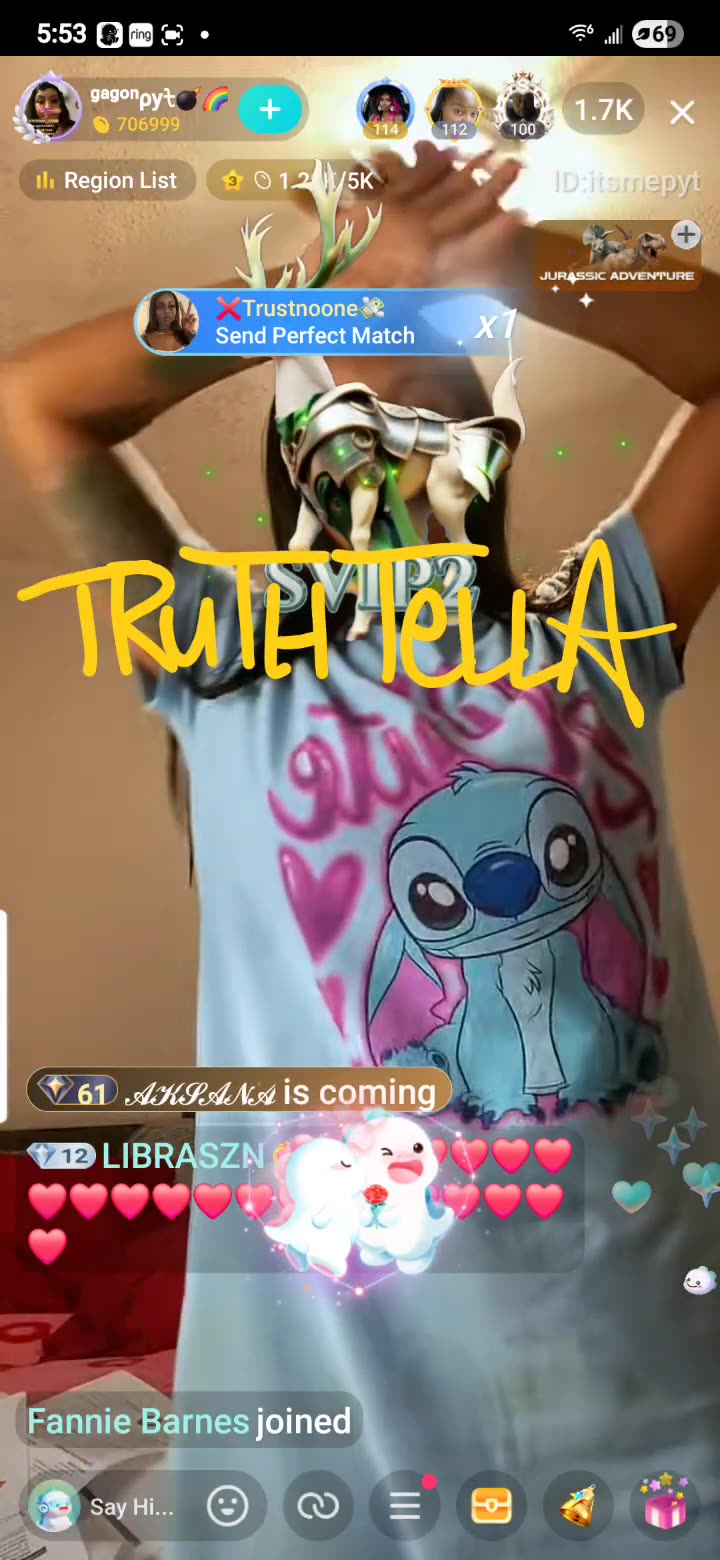 PYT IS HOME WITH HER FAMILY GOES LIVE BUT STILL VERY ANXIOUS & SHAKY