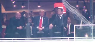 Trump and Elon Musk shake hands at Kirk's memorial