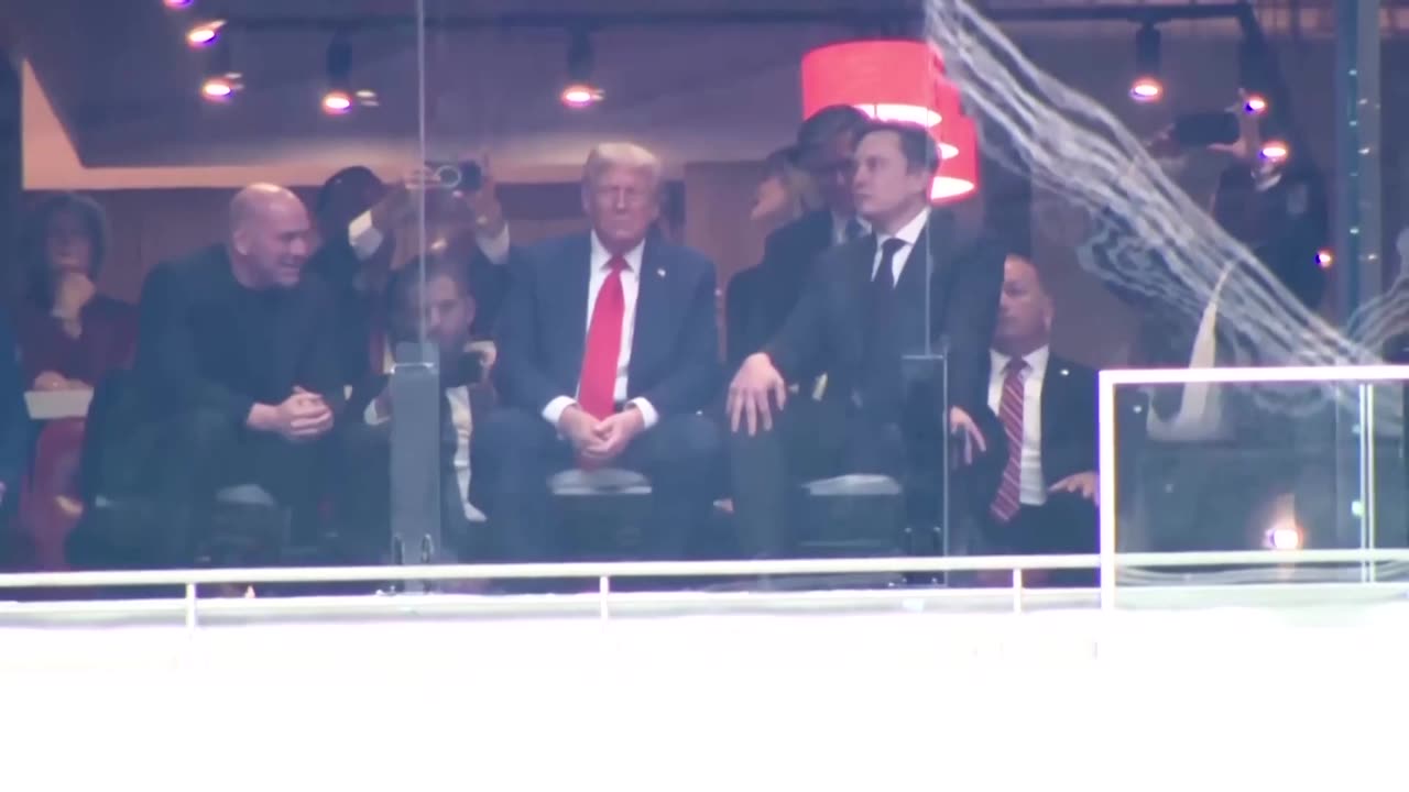 Trump and Elon Musk shake hands at Kirk's memorial