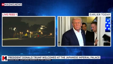 🇺🇸|🇯🇵 President Donald Trump Arrives in Tokyo for Meeting with Japan's PM Sanae Takaichi [LIVE]