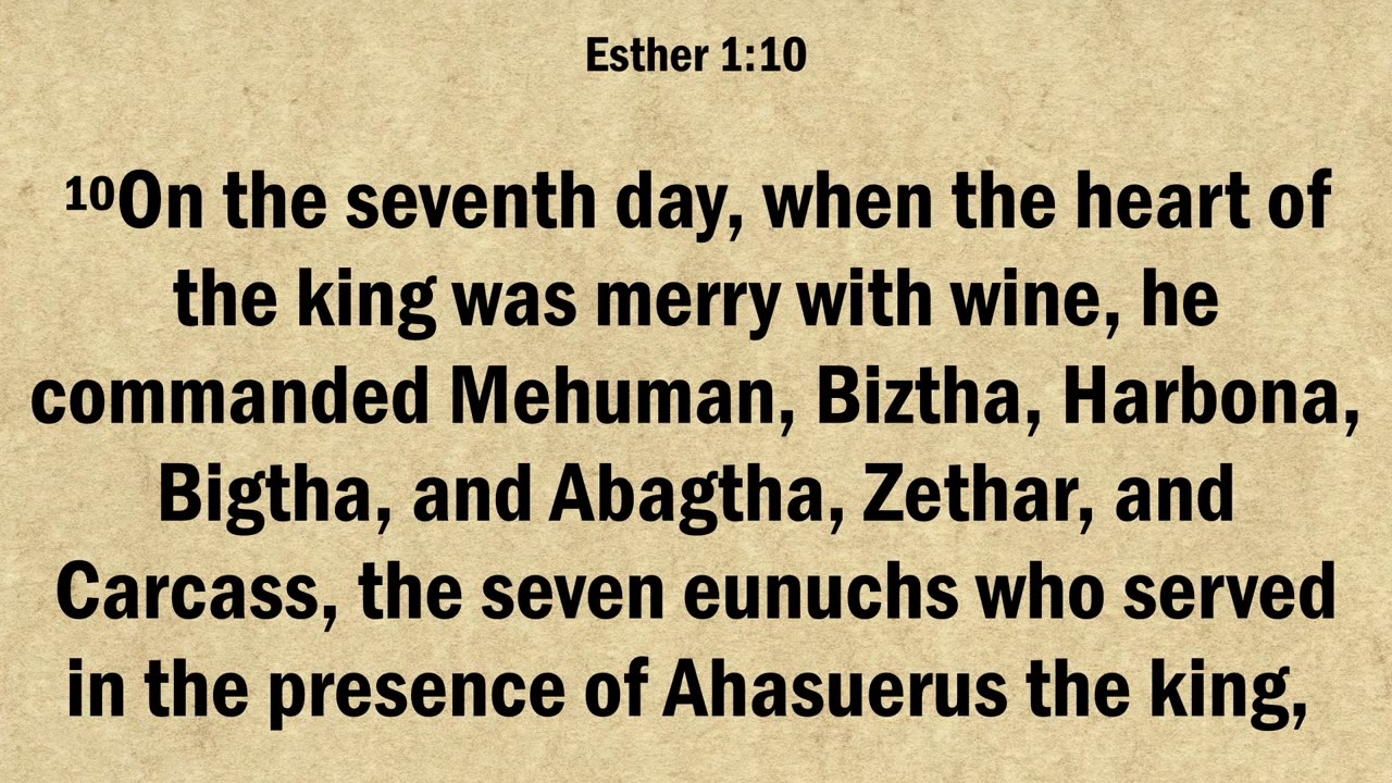 Esther 1