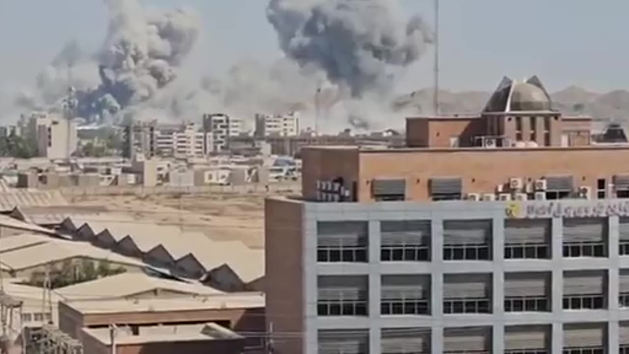 Waves of attacks today in Iran