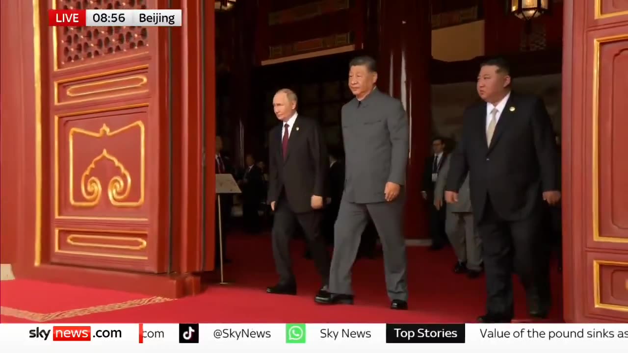 Vladimir Putin, Xi Jinping, and Kim Jong Un: First time ever seen together