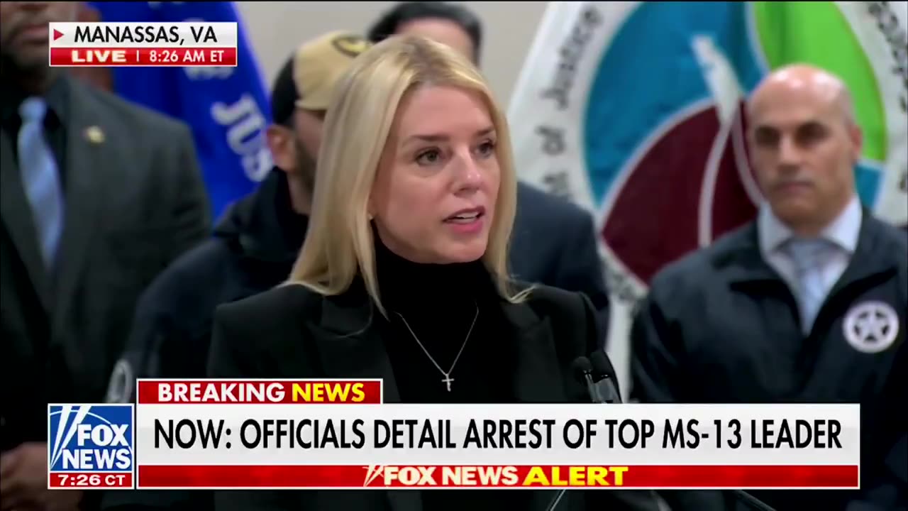 AG Bondi Announces the Arrest of One of the Top MS-13 Gang Leaders
