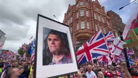 Tommy Robinson! They are yelling Charlie’s name in the streets.
