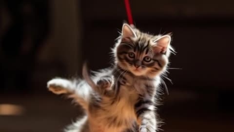 Laser Cat Stunt