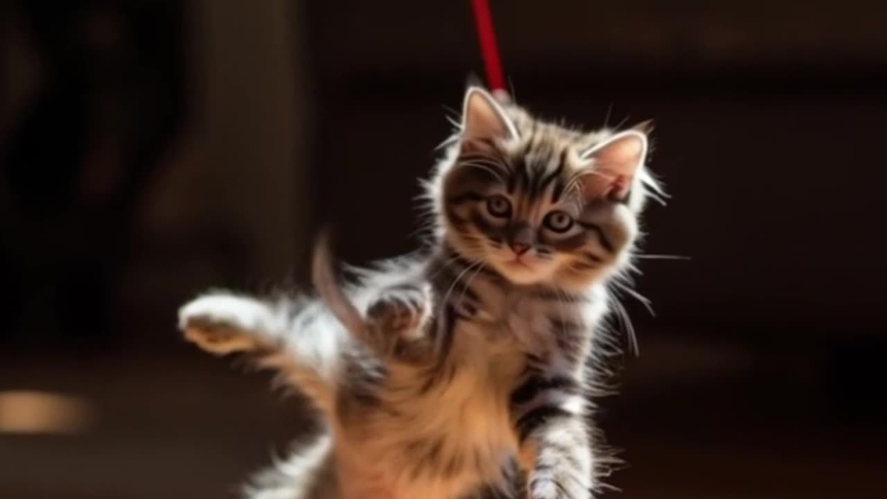 Laser Cat Stunt