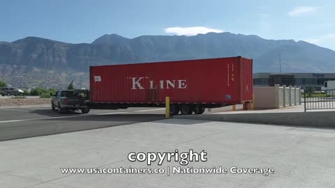 How Shipping Containers are Loaded, Inspected and Delivered? (Short) | USA Containers