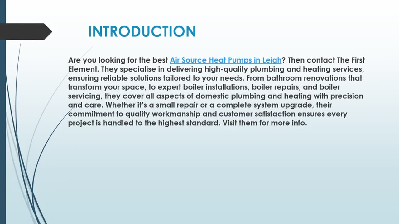 Best Air Source Heat Pumps in Leigh