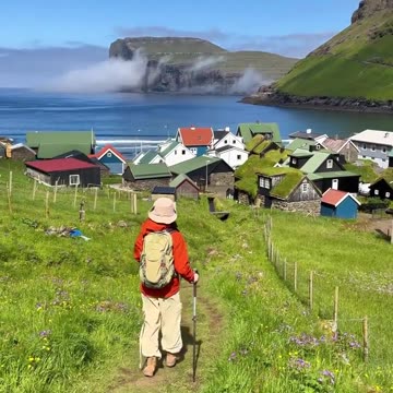 🌬️ "Faroe Islands Adventure 🌿 | Listen to the Wind in the Wilderness"