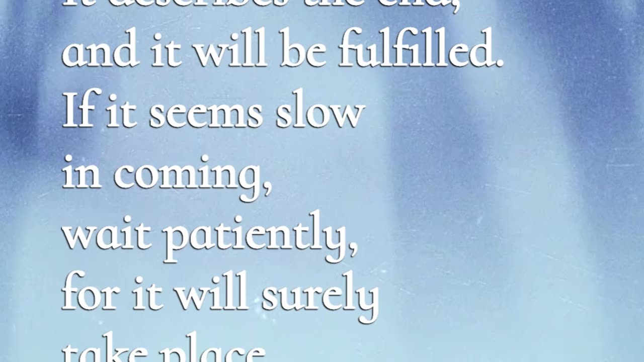 Habakkuk 2:3