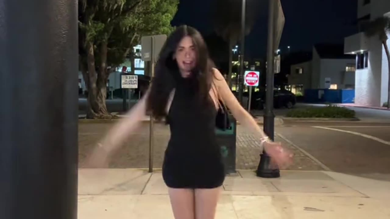 Brunette tgirl is coming in your direction