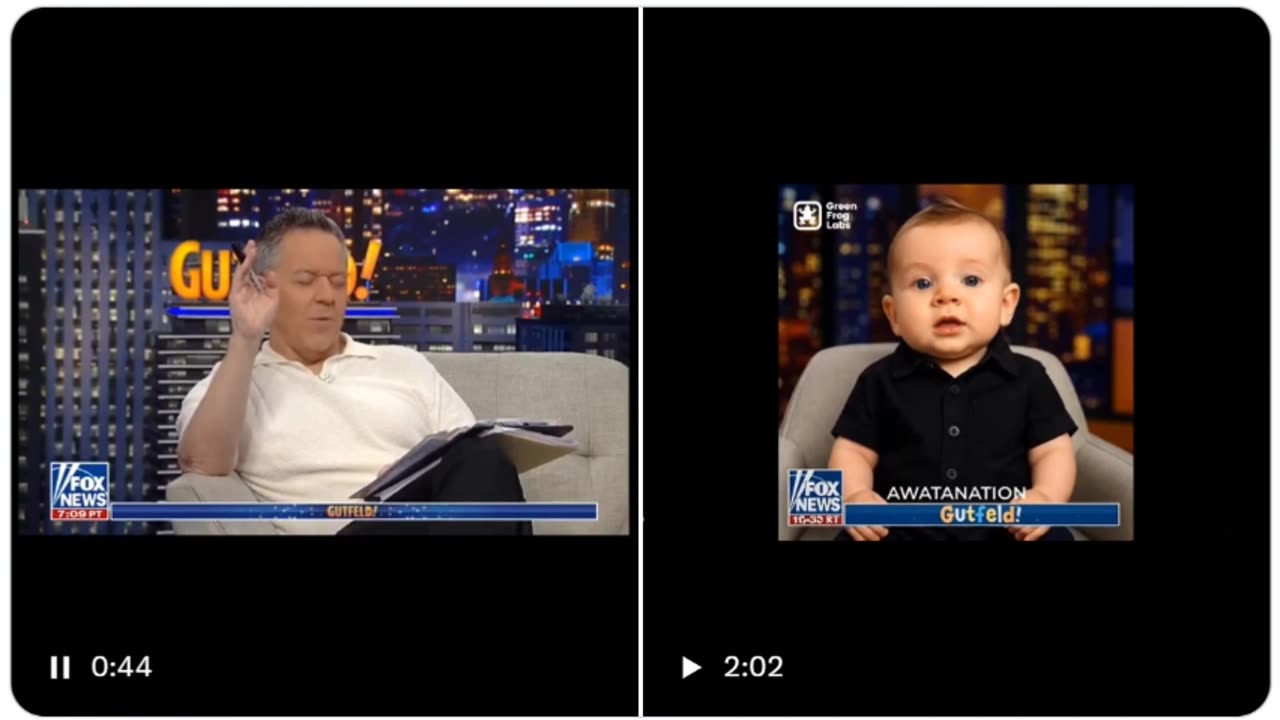 Original Gutfeld vs. Baby Gutfeld ... and the Winner Is?