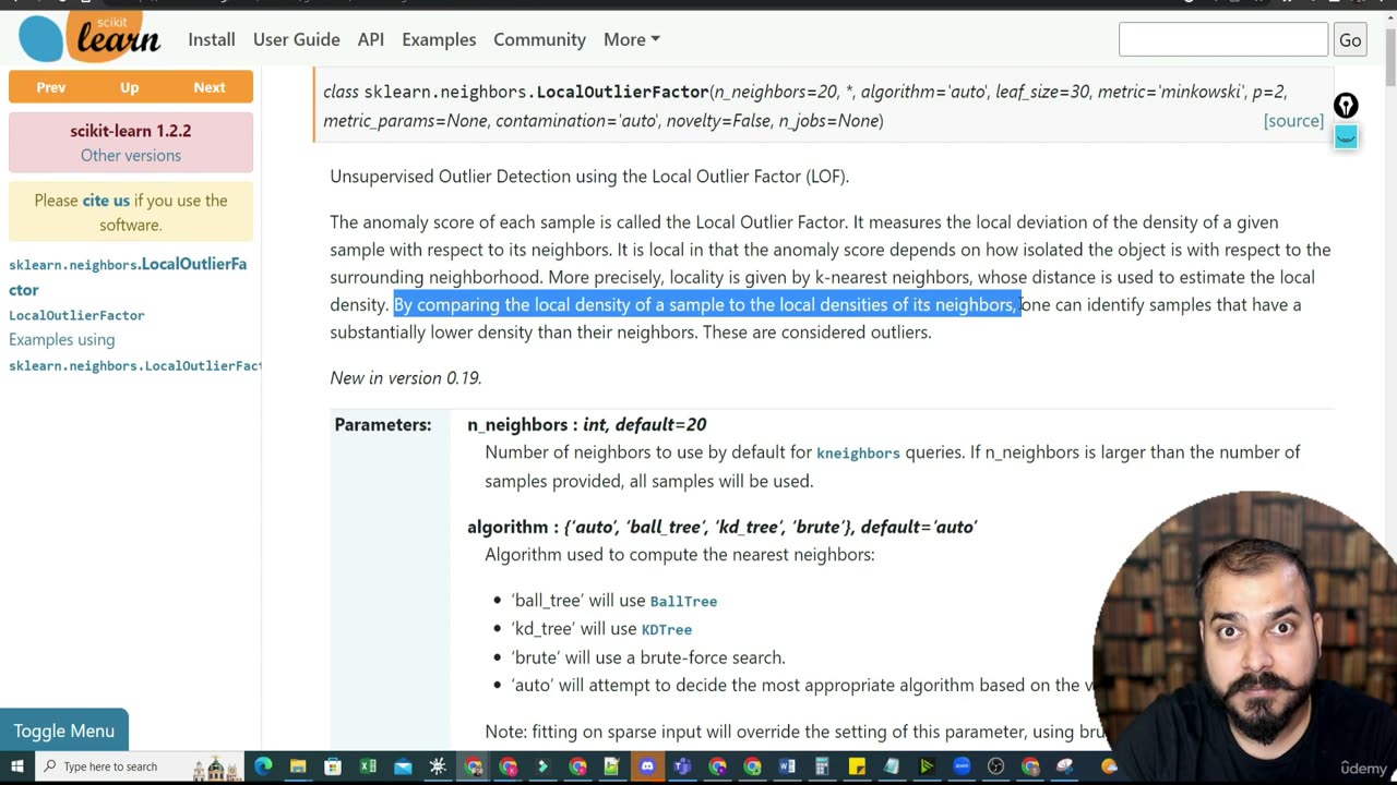 42.3 Local Outlier Factor Anomaly Detection Krish Naik ML