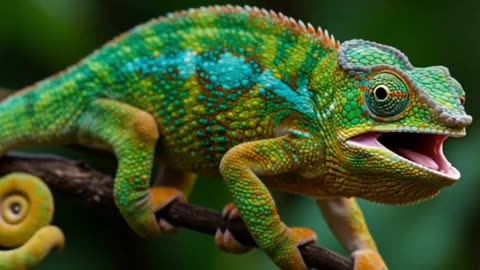 "This Chameleon Just Changed Everything! 🦎💚"