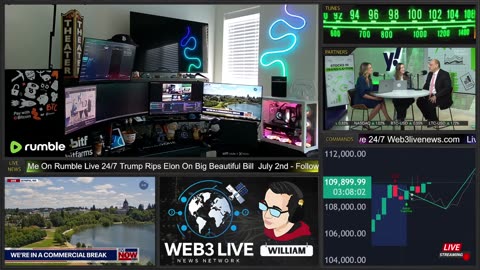 🔴 LIVE | July 3rd Web3Live News 24/7 — Big Beautiful Bill Vote, Breaking Web3 Updates & More!