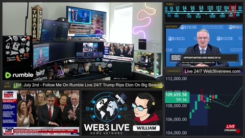 🔴 LIVE | July 3rd Web3Live News 24/7 — Big Beautiful Bill Vote, Breaking Web3 Updates & More!