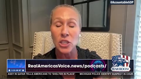 Marjorie Taylor Greene spilled the tea that America bombed Iran for Israel.