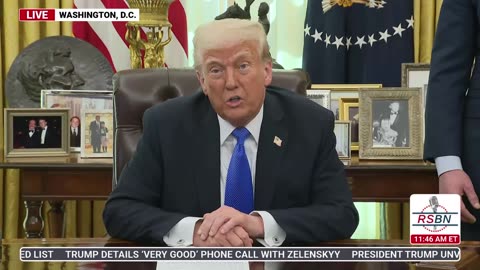 WATCH: President Trump and Pete Hegseth Discuss F-47 Fighter Jet - 3/21/25
