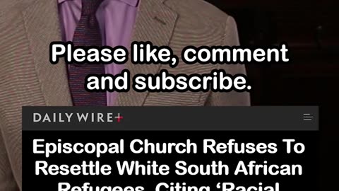 Episcopal Church Refuses To Resettle White South African Refugees, Citing Racial Justice