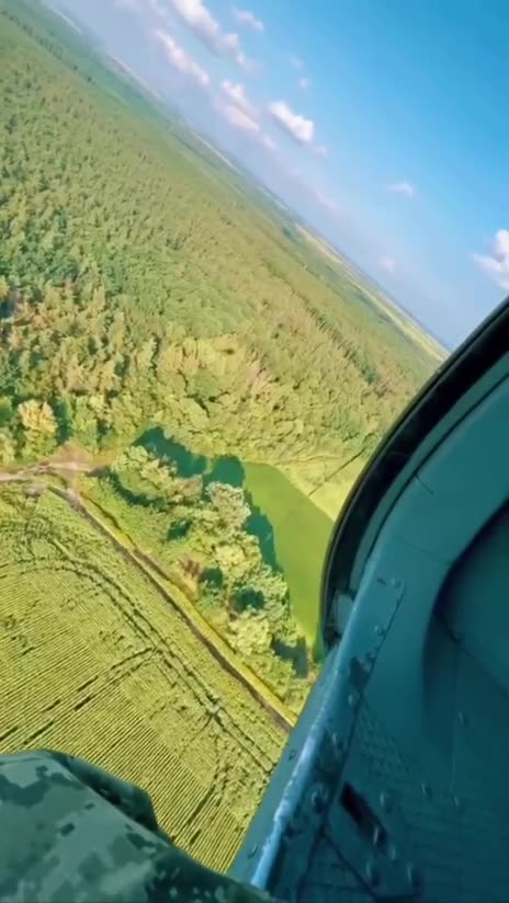 Incredible Video from a Ukrainian MI8 Helicopter