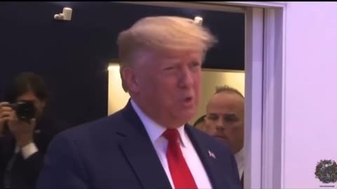 Trump at WEF 50 praising Klaus Schwab