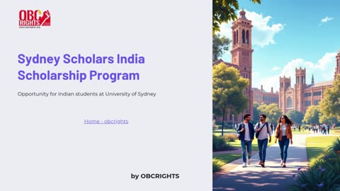 Sydney Scholars India Scholarship Program