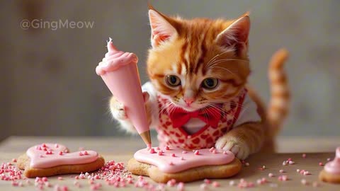 Tiny Cat_s Valentine_s Day Surprise_ _ _cat _kitten _valentine _cute _love(1080P_HD)