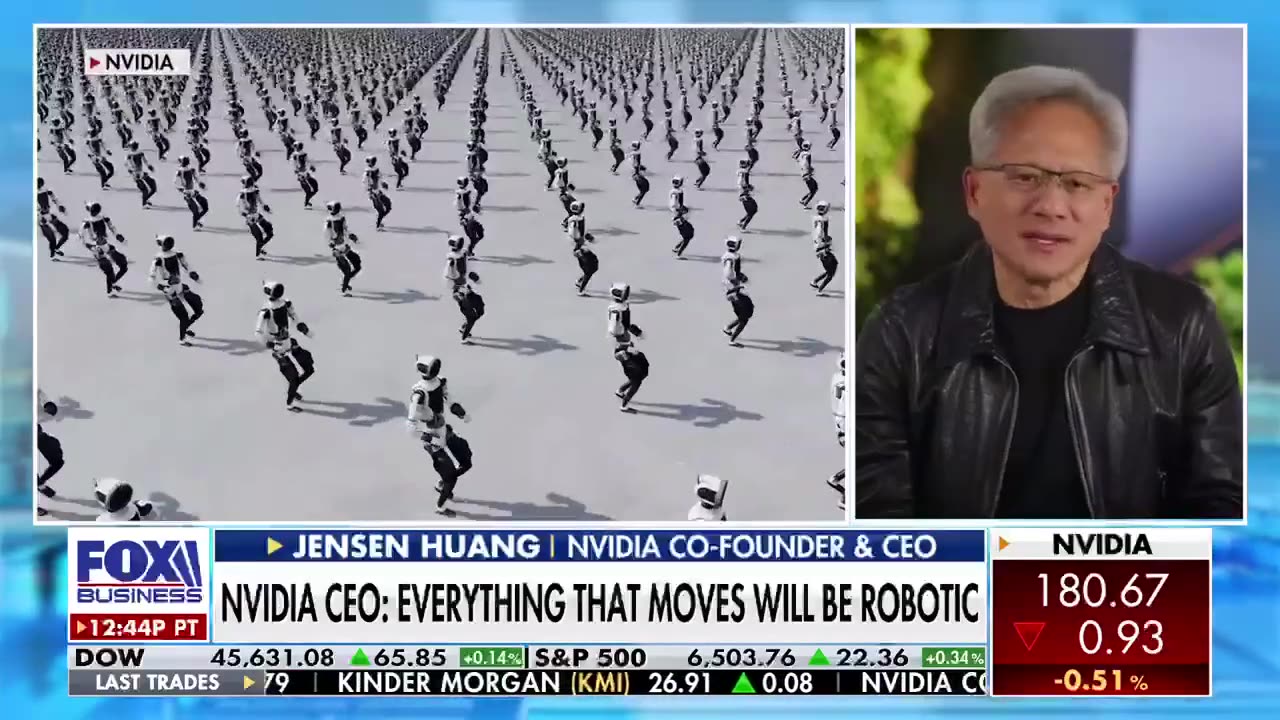 CEO of Nvidia: All motion will be automated