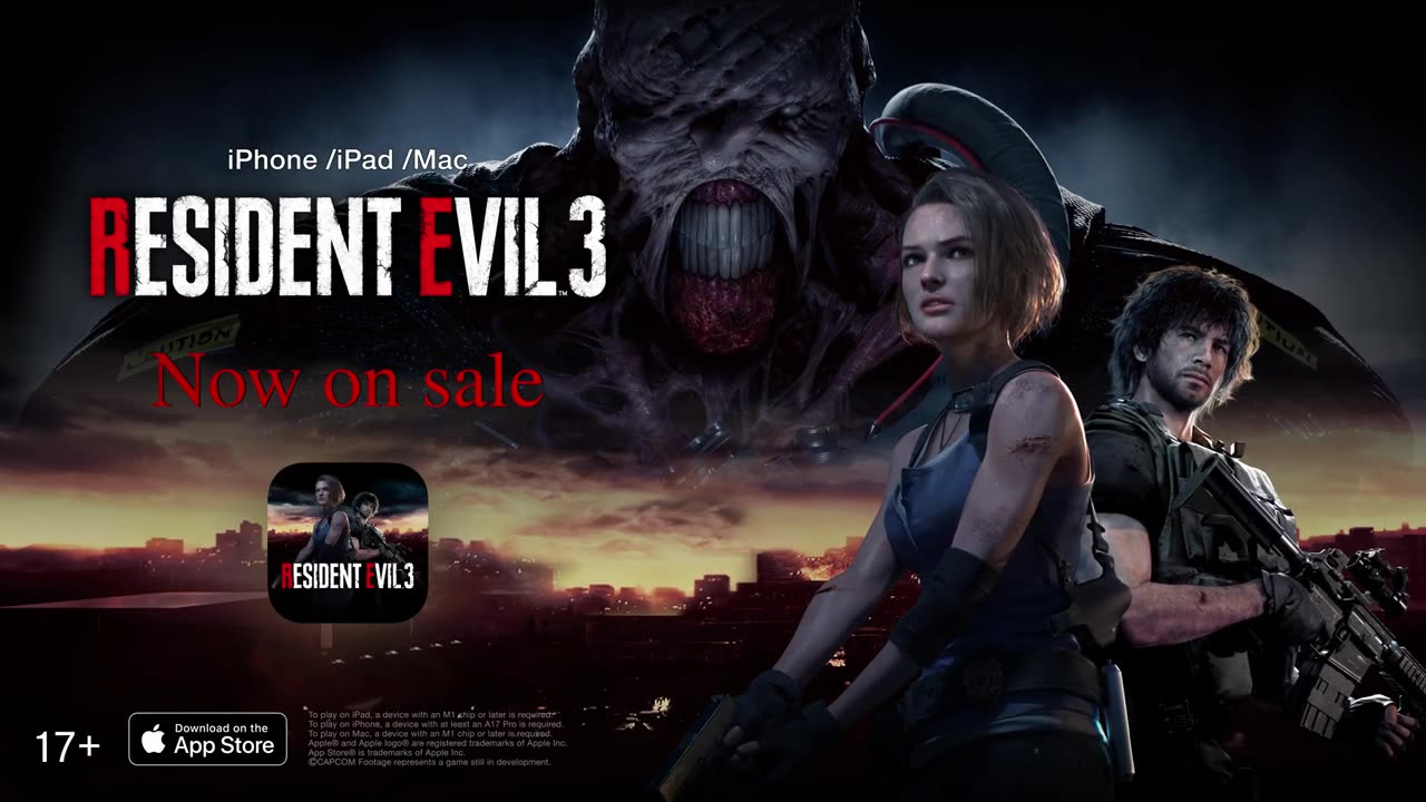 Resident Evil 3 - Official iPhone, iPad, and Mac Launch Trailer