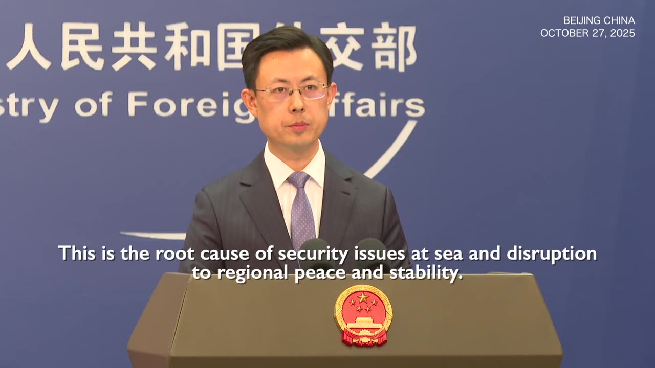 China Spokesperson, Guo Jiakun, respond to Nimitz crash: "FAFO"