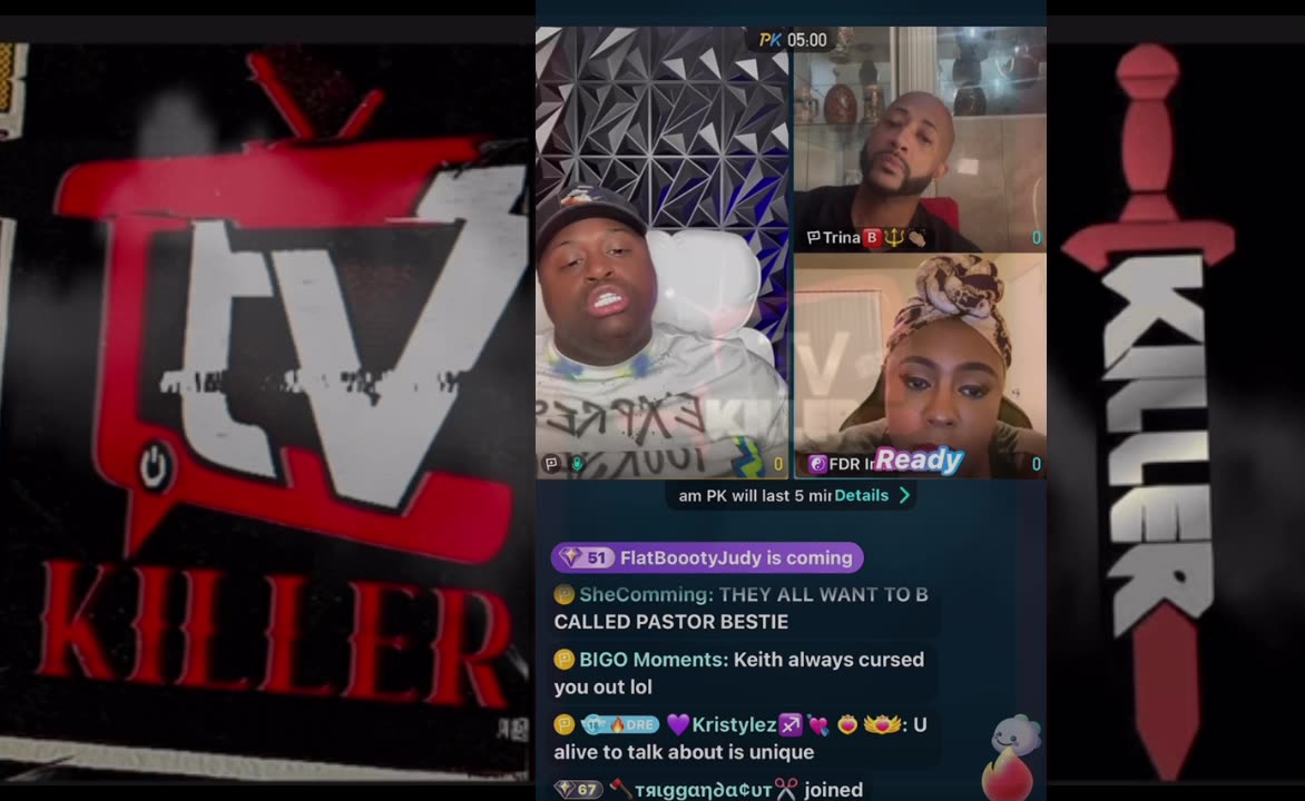 KE KE & TRINA B VS SUPA & TOMIKAY