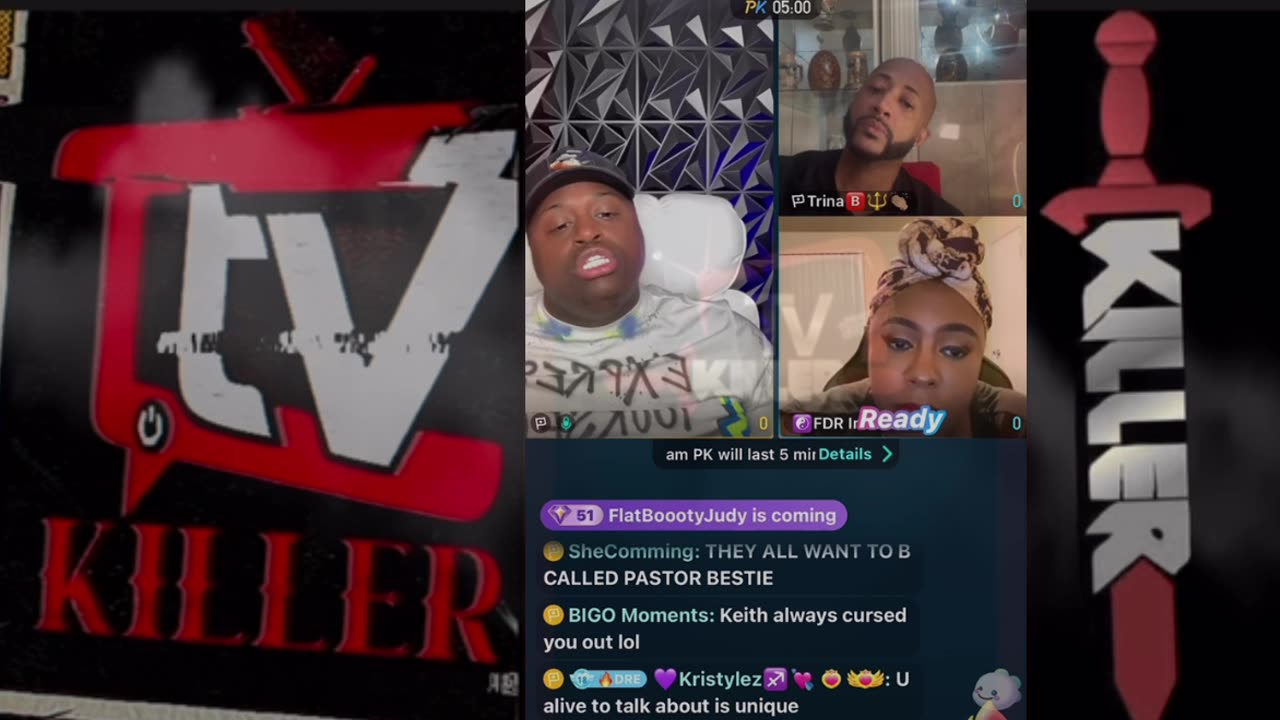 KE KE & TRINA B VS SUPA & TOMIKAY