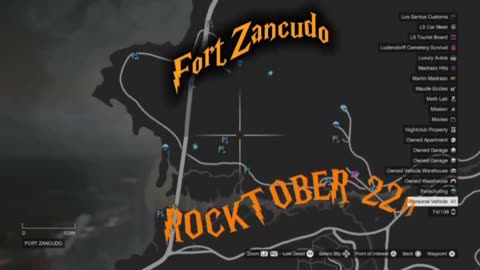 UFO Location October 21, 2025 #gtao #gtahalloween #rockstargames #gtaufo #gta5halloweenevent