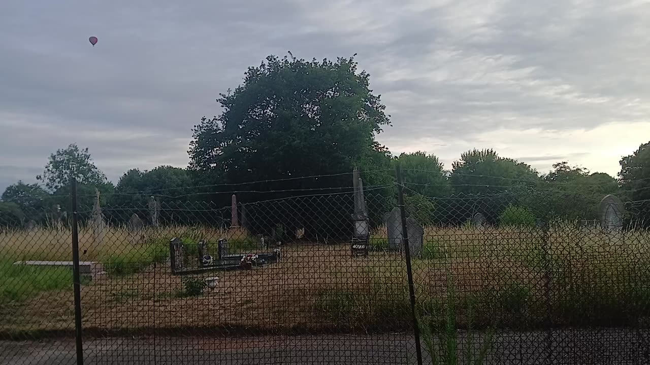 A virgin mary balloon flew over carnenitas make over