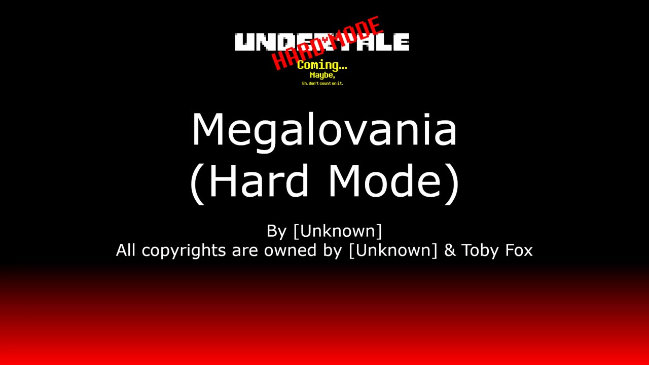 Megalovania (Hard Mode)