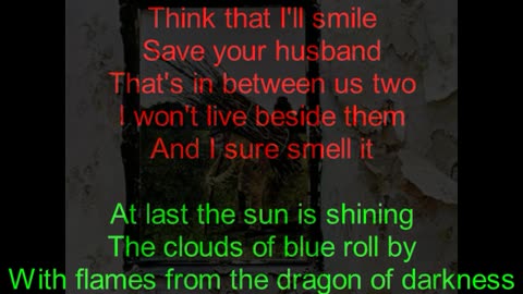 Led Zeppelin IV #3 Battle Of Evermore (backward lyrics in red)