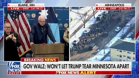 Tim Walz Tells Anti-ICE Protesters Not To Riot—But It’s Not For Reason You May Think
